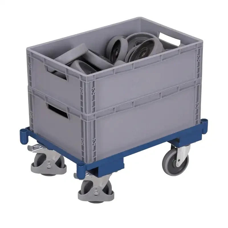 Vozík na EURO prepravky sw-410.000 VARIOFIT, ložná plocha 605 x 410 mm