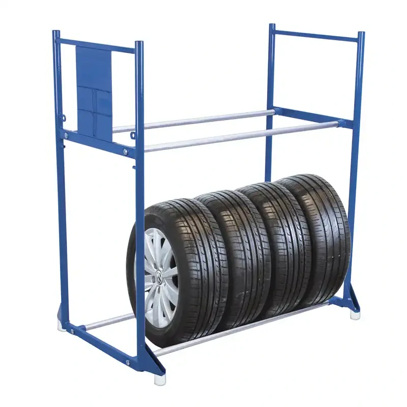 Regál na pneumatiky sw-646.004 VARIOFIT, 2 úrovne, nosnosť 300 kg