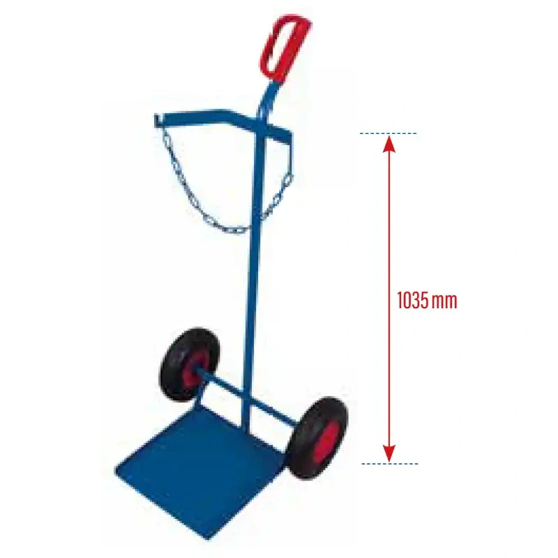 Rudla na plynové fľaše fk-1204/33, 1 fľaša propan 33 kg