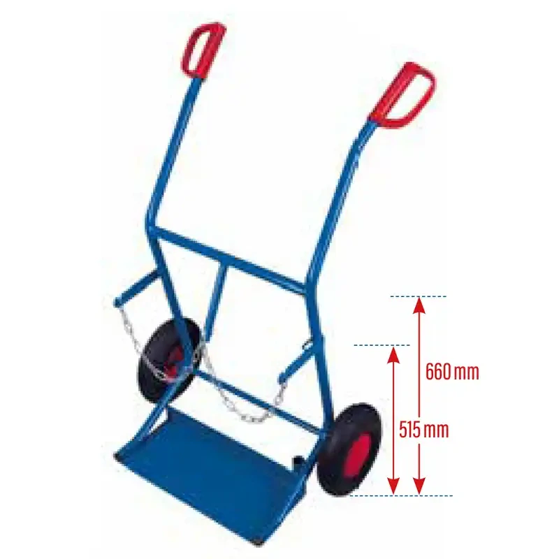 Rudla na plynové fľaše fk-1100, 2 plynové fľaše 20 l