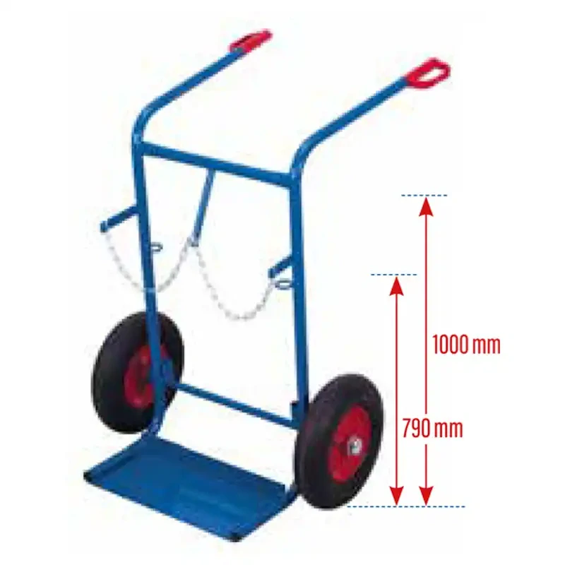 Rudla na plynové fľaše fk-1301, 2 plynové fľaše 40 - 50 l