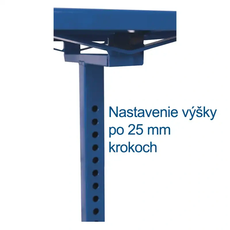 Stojan na materiál sw-405.001 VARIOFIT, výška 535 - 810 mm