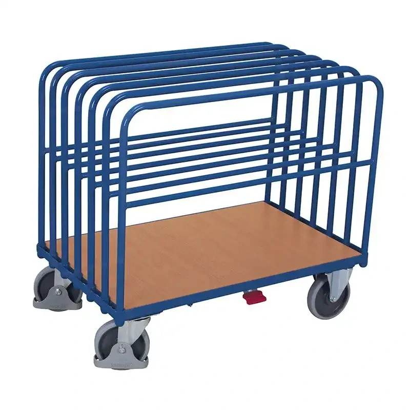 Plošinový vozík s bočnicami z trubiek sw-700.205 VARIOFIT, 990 x 640 mm, 500 kg