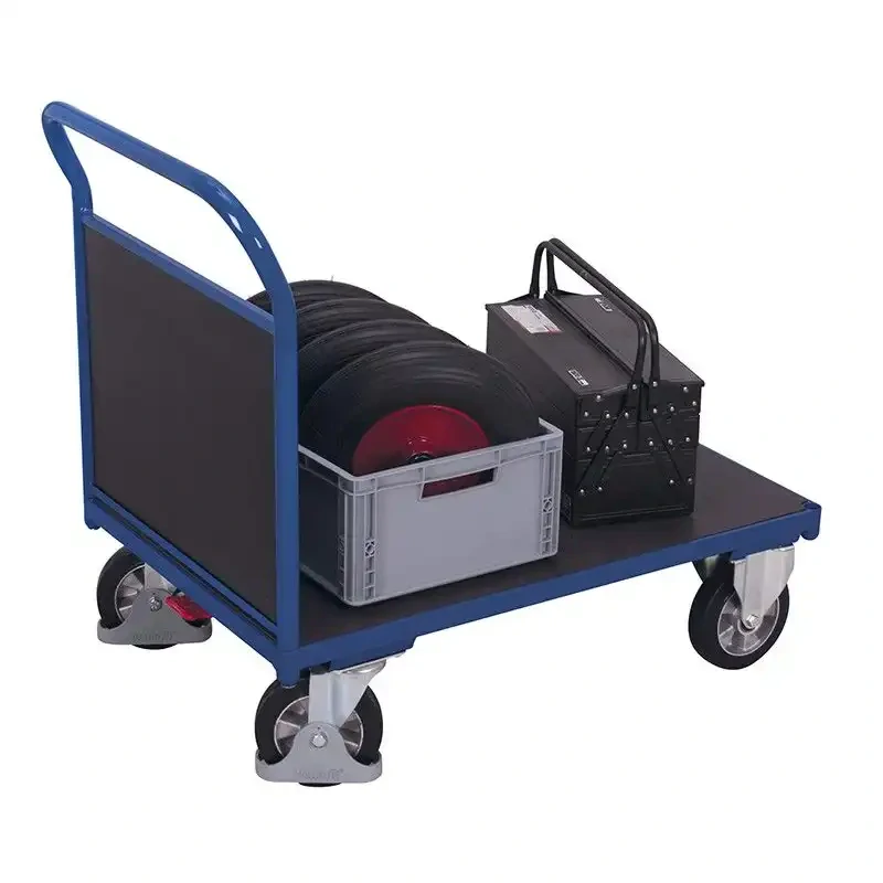 Plošinový vozík s vysokou nosnosťou sw-700.182 VARIOFIT, 1 madlo, 1025 x 700 mm, 1000 kg