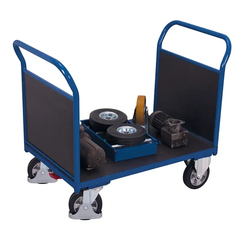 Plošinový vozík s vysokou nosnosťou sw-700.212 VARIOFIT, 2 madlá, 995 x 700 mm, 1000 kg