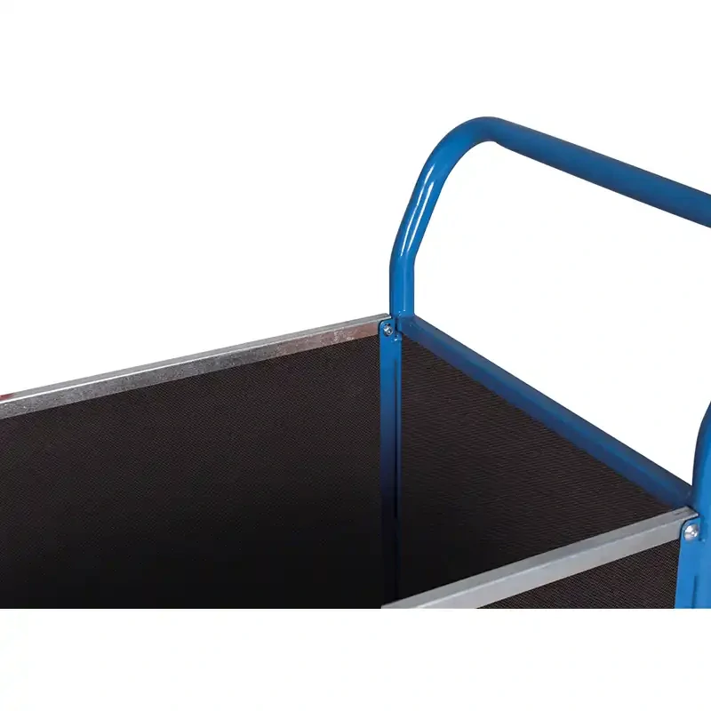 Plošinový vozík s vysokou nosnosťou sw-700.465 VARIOFIT, 4 steny, 995 x 650 mm, 1000 kg