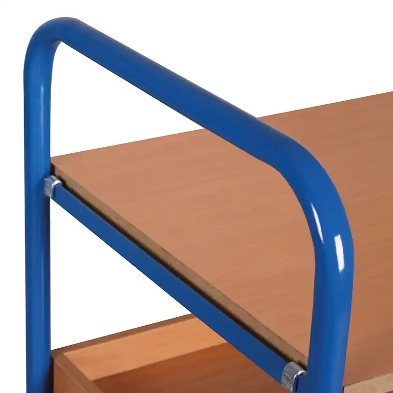 Policový vozík sw-600.205 VARIOFIT, 2 police - 1 prestaviteľná 995 x 585 mm, 250 kg