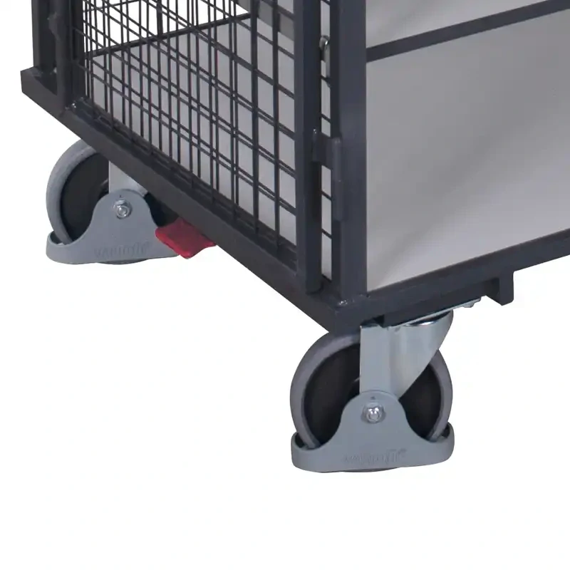 ESD antistatický skriňový vozík s policami sw-700.867 VARIOFIT, s dverami, 1115 x 730 x 1810 mm