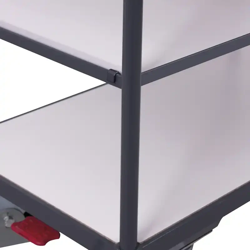 ESD antistatický policový vozík sw-500.259 VARIOFIT, 5 políc - 4 prestaviteľné, 850 x 500 mm, 250 kg