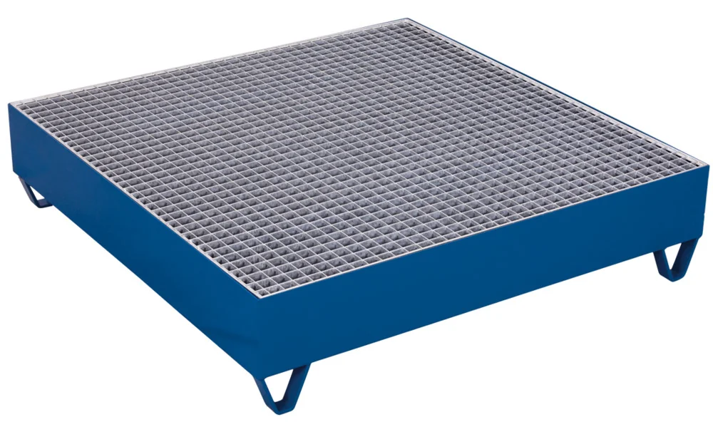 Záchytná vaňa na 4 sudy 200 l, 1000 kg, aw-120.000, VARIOFIT