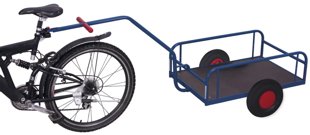 Dvojkolesový príves za bicykel bez bočníc VARIOfit zu-1382 - hlavný pohľad
