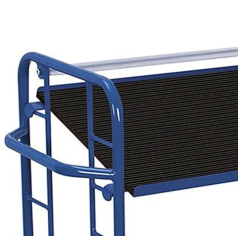 Etážový vozík s naklápateľnými policami MDF sw-640.200 VARIOFIT, 1650 x 650 mm, 400 kg