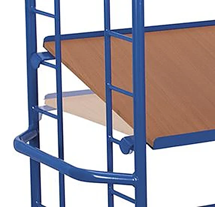 Etážový vozík s naklápateľnými policami MDF sw-640.202 VARIOFIT, 1650 x 650 mm, 400 kg