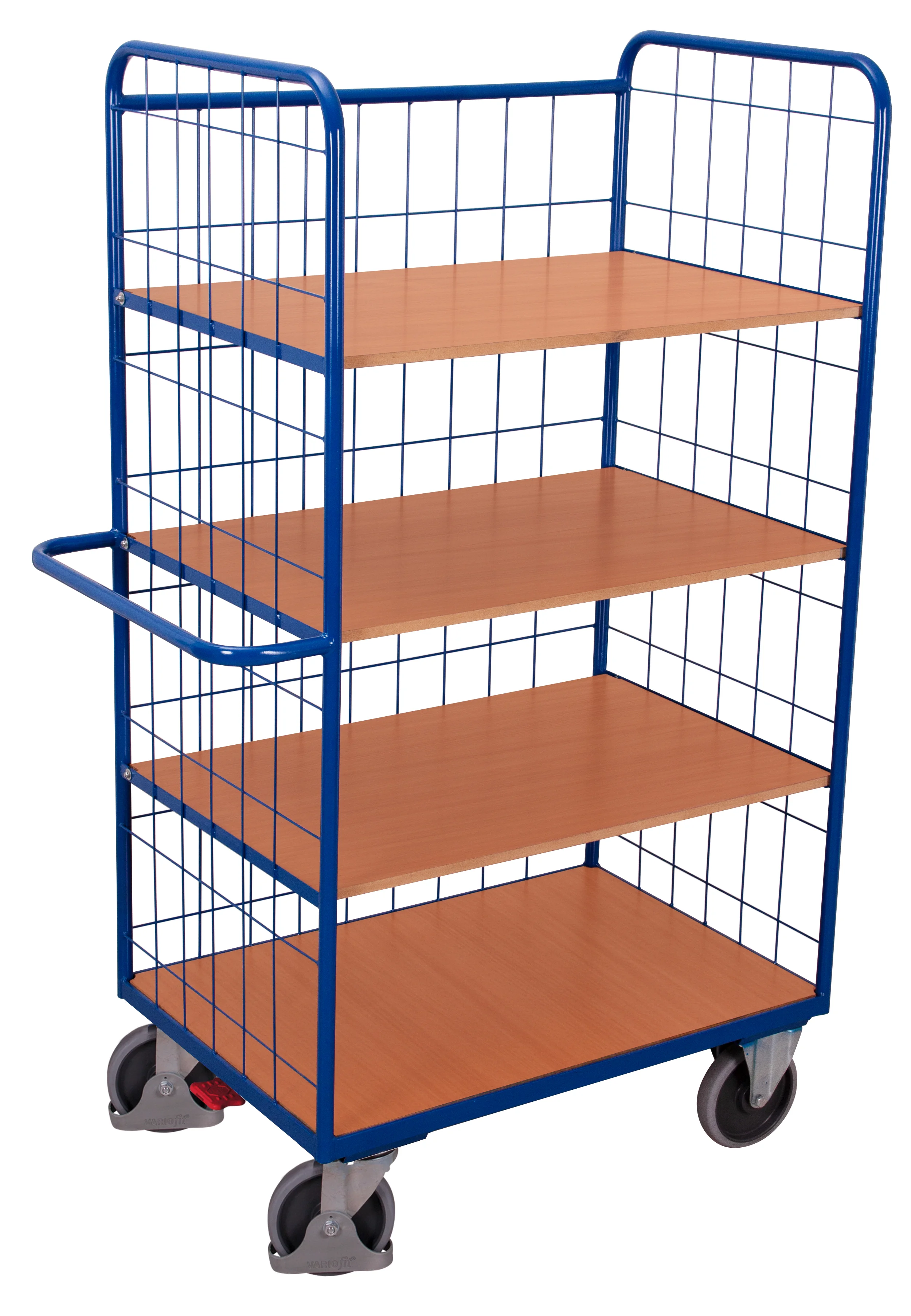 Etažový vozík so sklápateľnými policami a konštrukciou zo sieťoviny sw-800.250 VARIOFIT, 1175 x 800 mm, 500 kg