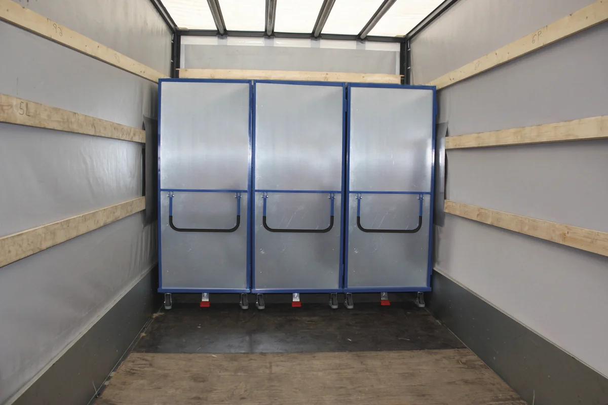 Etážový vozík so zváranou konštrukciou z plechu sw-700.668 VARIOFIT, 1045 x 685 mm, 500 kg