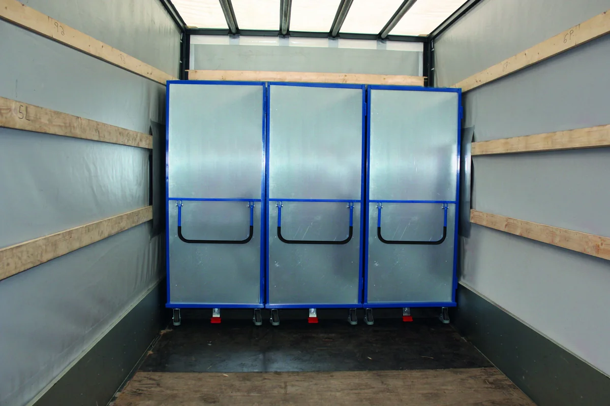 Etážový vozík so zváranou konštrukciou z plechu sw-700.988 VARIOFIT, 1045 x 685 mm, 500 kg