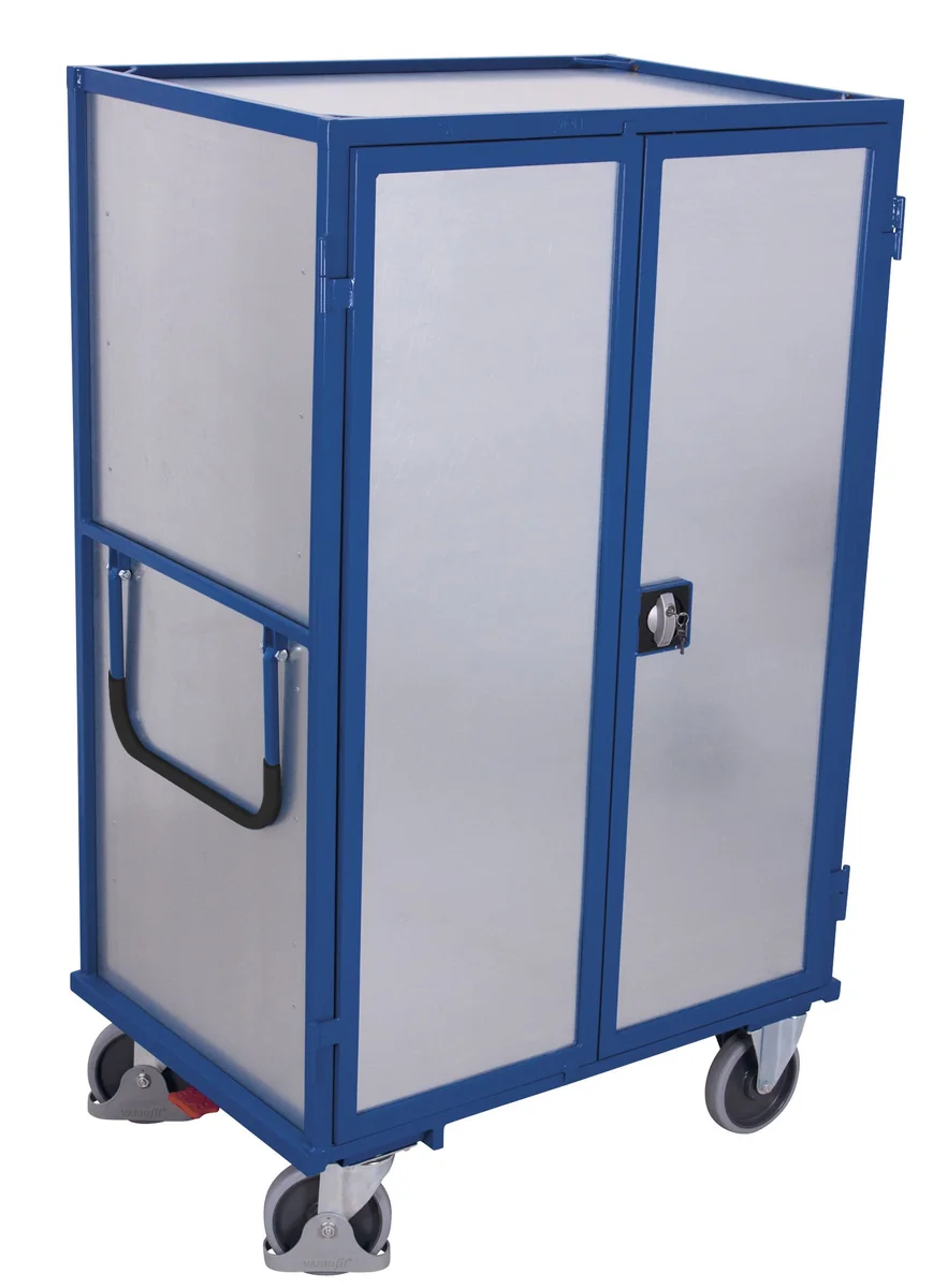 Etážový vozík so zváranou konštrukciou z plechu sw-800.668 VARIOFIT, 1245 x 785 mm, 500 kg