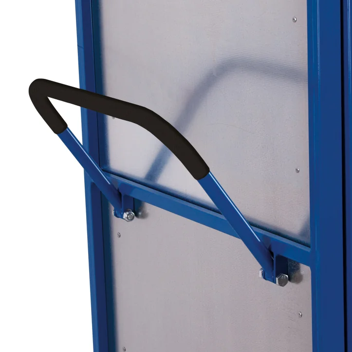 Etážový vozík so zváranou konštrukciou z plechu sw-800.988 VARIOFIT, 1245 x 785 mm, 500 kg