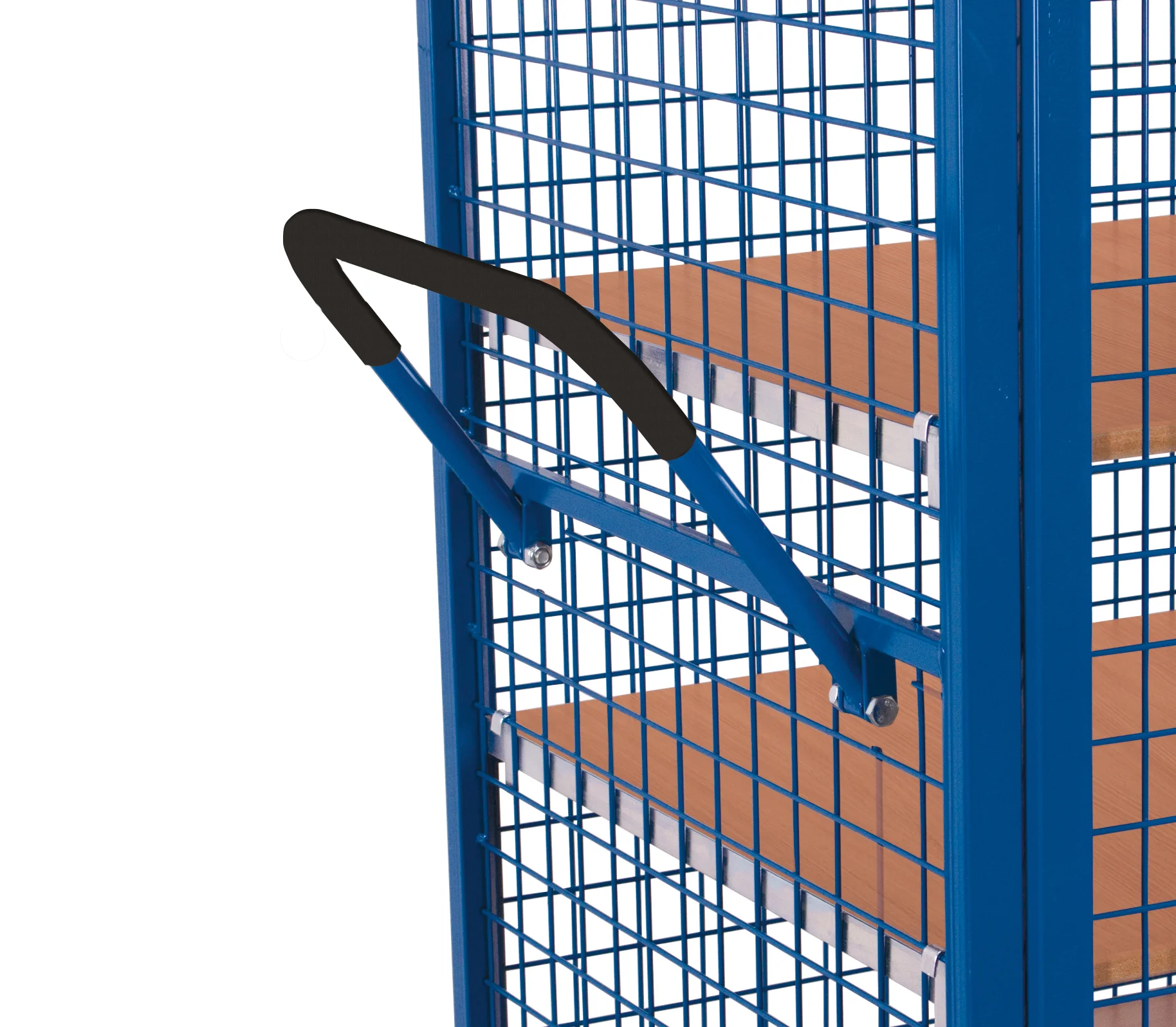 Etážový vozík so zváranou konštrukciou zo sieťoviny sw-700.410 VARIOFIT, 1045 x 685 mm, 500 kg