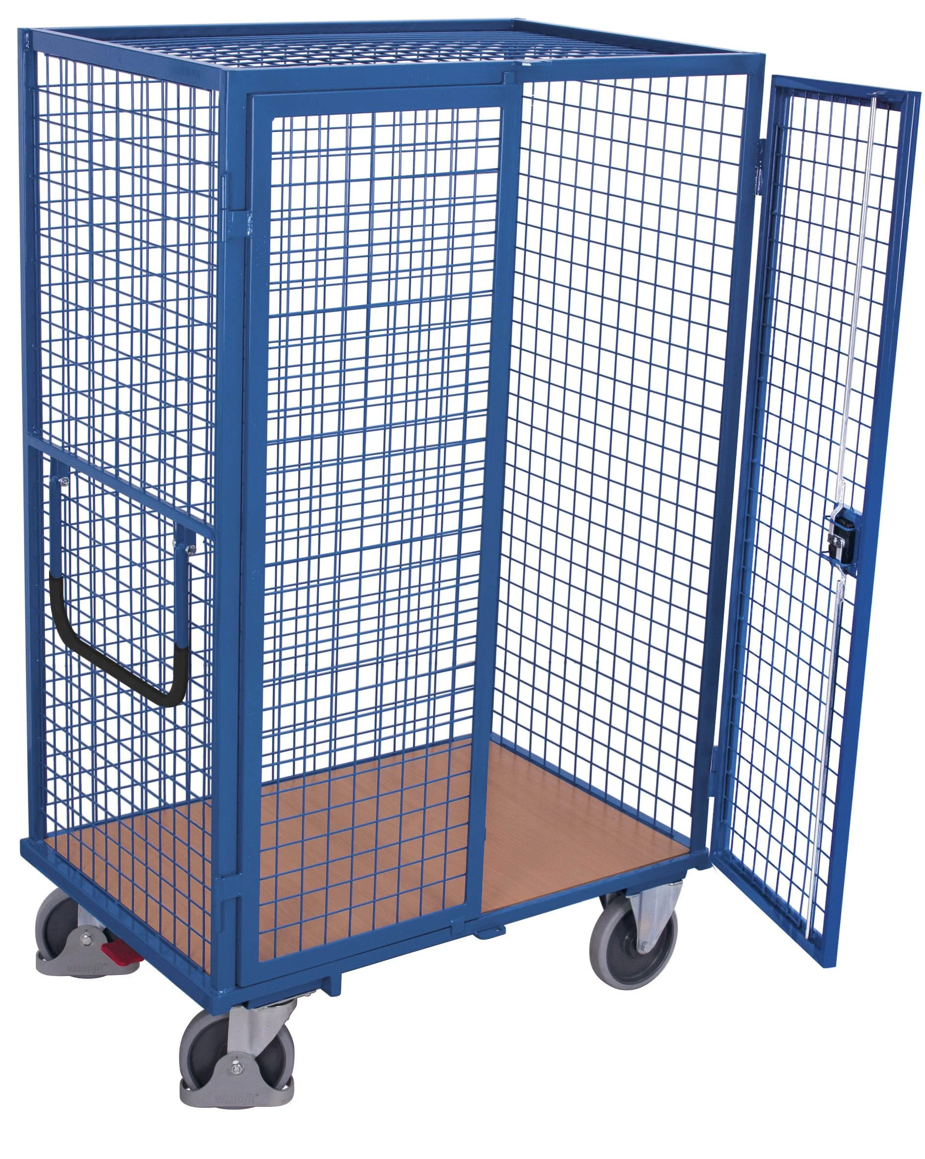 Etážový vozík so zváranou konštrukciou zo sieťoviny sw-700.946 VARIOFIT, 1045 x 685 mm, 500 kg