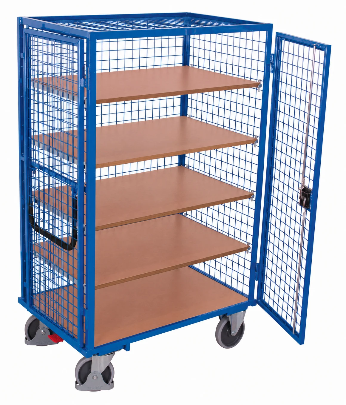 Etážový vozík so zváranou konštrukciou zo sieťoviny sw-700.987 VARIOFIT, 1045 x 685 mm, 500 kg