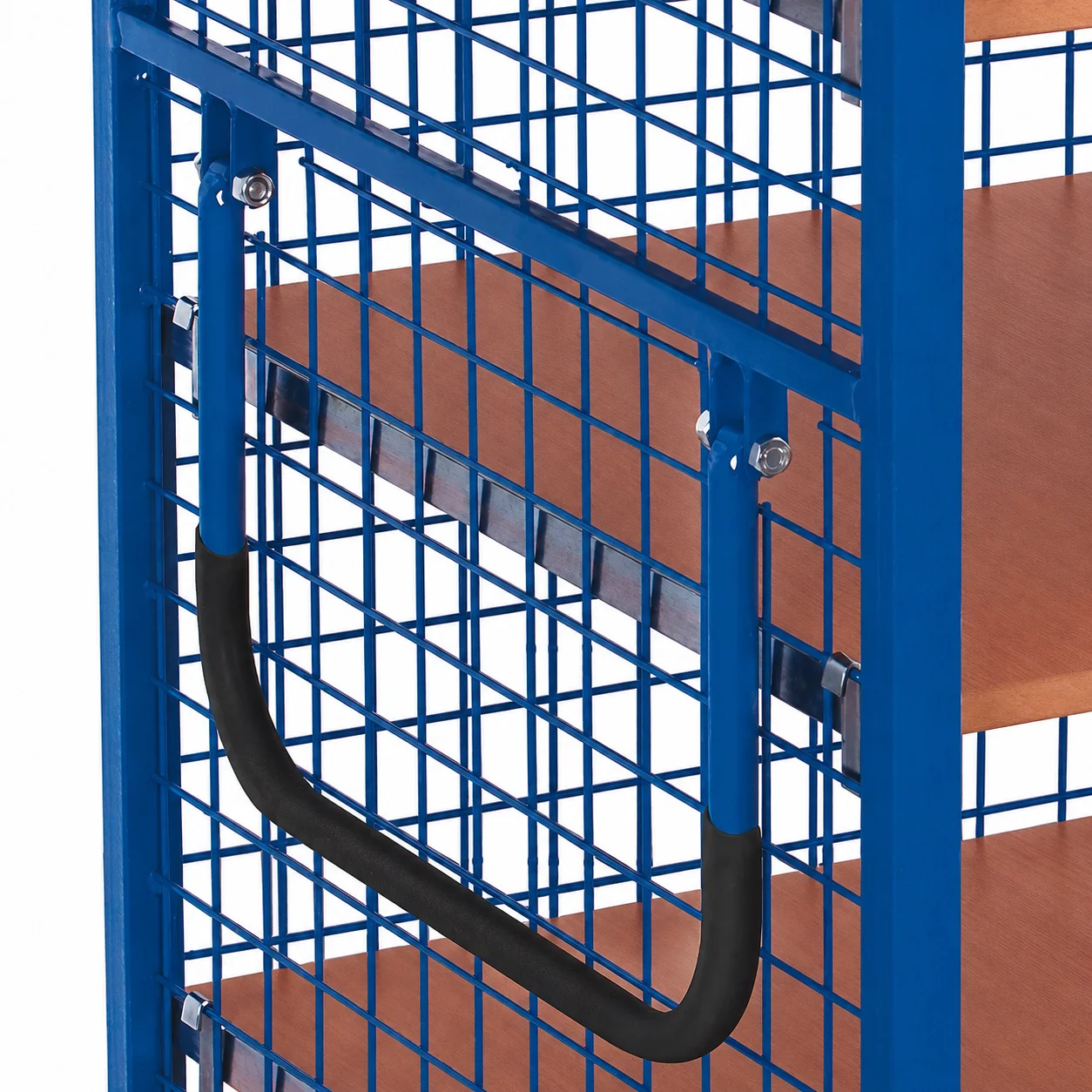 Etážový vozík so zváranou konštrukciou zo sieťoviny sw-800.410 VARIOFIT, 1245 x 785 mm, 500 kg