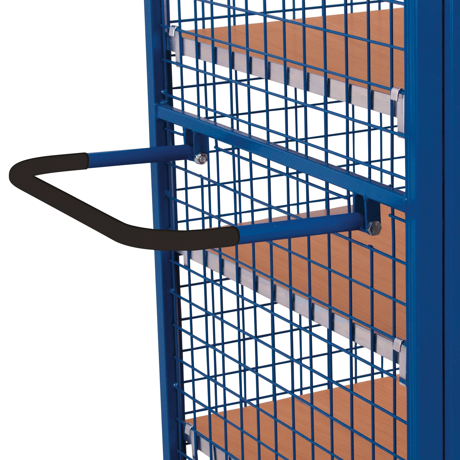 Etážový vozík so zváranou konštrukciou zo sieťoviny sw-800.410 VARIOFIT, 1245 x 785 mm, 500 kg