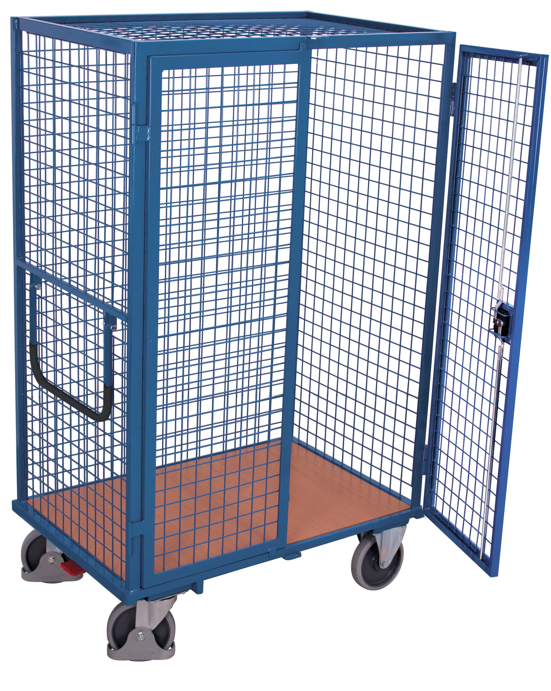 Etážový vozík so zváranou konštrukciou zo sieťoviny sw-800.984 VARIOFIT, 1245 x 785 mm, 500 kg