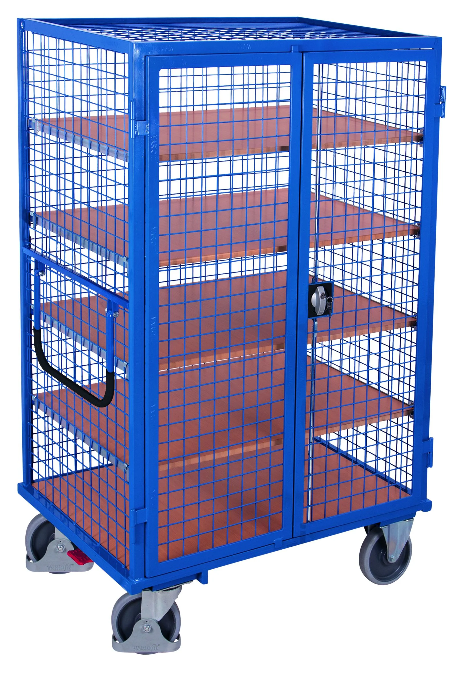 Etážový vozík so zváranou konštrukciou zo sieťoviny sw-800.987 VARIOFIT, 1245 x 785 mm, 500 kg