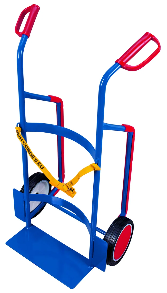 Rudla na plastové sudy 120-220 l, 250 kg, plné kolesá, fk-1109, VARIOFIT