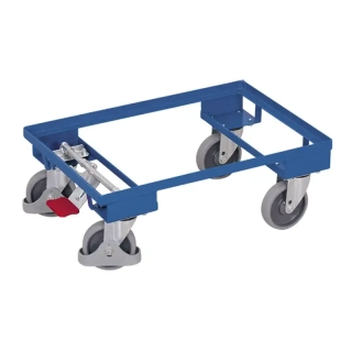 Vozík na EURO prepravky sw-410.063 VARIOFIT, ložná plocha 605 x 410 mm