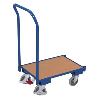 Vozík na EURO prepravky sw-410.071 VARIOFIT, madlo, ložná plocha 605 x 410 mm