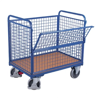 Skriňový vozík sw-700.404 VARIOFIT, sieťovina, 1000 x 650 mm, 500 kg
