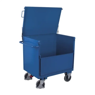 Oceľový skriňový vozík s vekom sw-800.415 VARIOFIT, 1190 x 790 mm, 500 kg