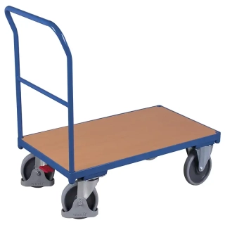 Plošinový vozík sw-500.100 VARIOFIT, 1 madlo - trubka, 880 x 500 mm, 400 kg