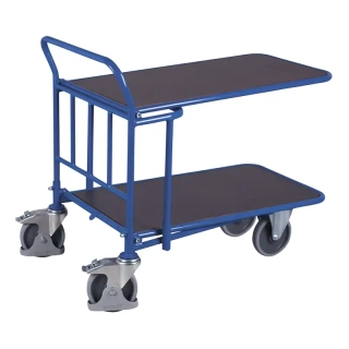 Zasúvací C + C vozík sw-500.112 VARIOFIT, 2 police, 880 x 500 mm, 400 kg
