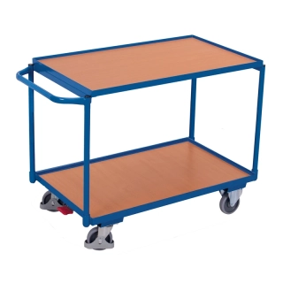 Policový vozík sw-500.501 VARIOFIT, 2 police, 835 x 490 mm, 250 kg