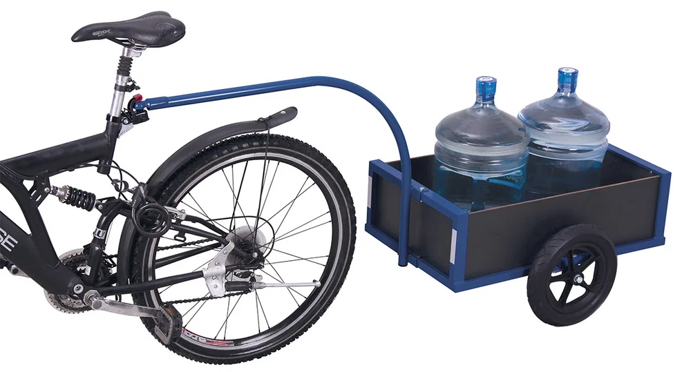 Ľahký dvojkolesový príves za bicykel VARIOfit zu-1180 - detail vyhotovenia a rámu