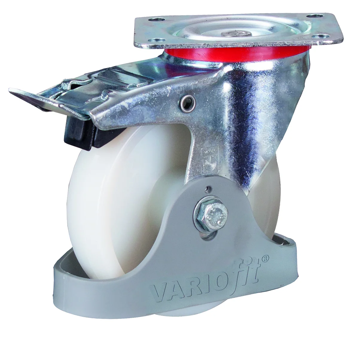 Otočné polyamidové koleso s brzdou 150 × 40 mm VARIOfit dpp-150.000 - hlavný pohľad