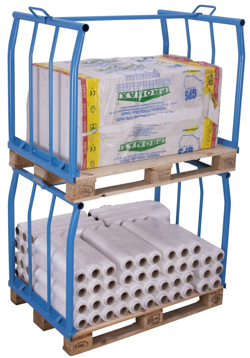 Paletová nadstavba TYP 66, výplň bočných stien trubka pa-080.010 VARIOFIT, 1200 x 800 mm