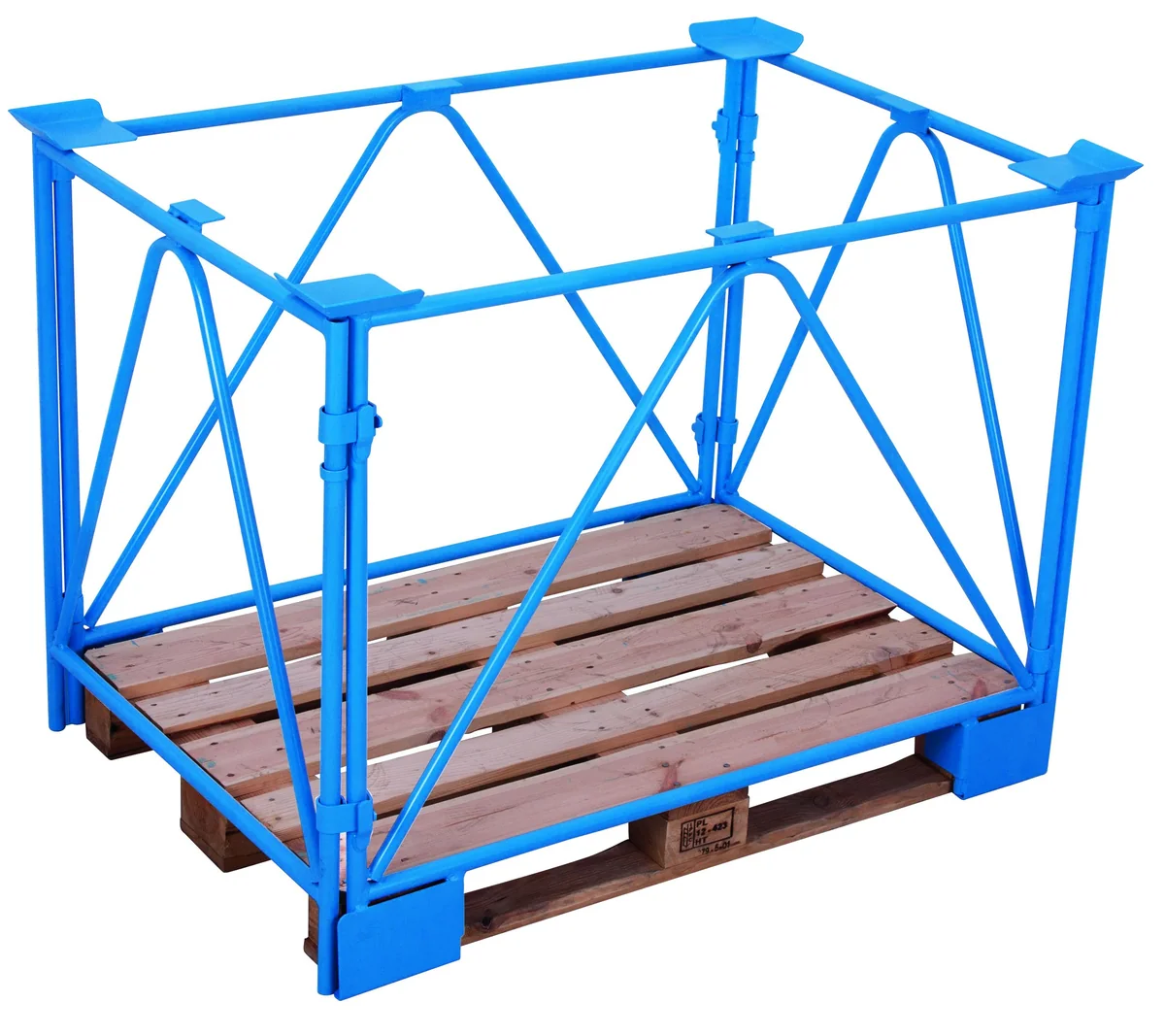 Paletová nadstavba TYP 68, výplň stien trubka pa-080.014 VARIOFIT, 1200 x 800 mm