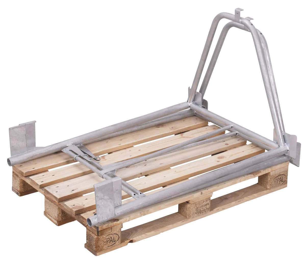 Paletová nadstavba TYP 65K, výplň bočných stien trubka, pozinkovaná vpa-080.300 VARIOFIT, 1200 x 800 mm