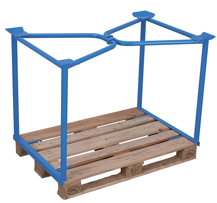 Paletová nadstavba TYP 63, rámová otvorené steny pa-100.003 VARIOFIT, 1200 x 1000 mm