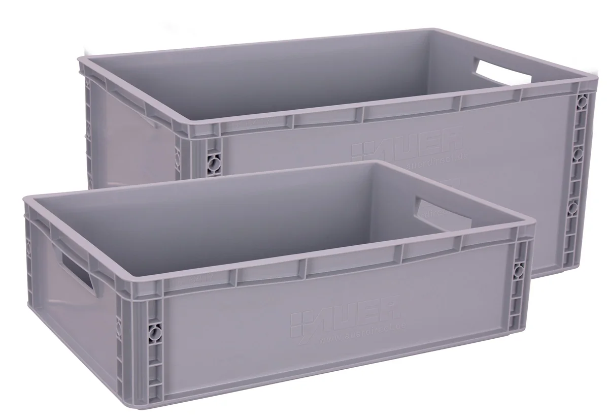Plastová EURO prepravka, fk-040.004 VARIOFIT, 600 x 400 x 170 mm, 35 l