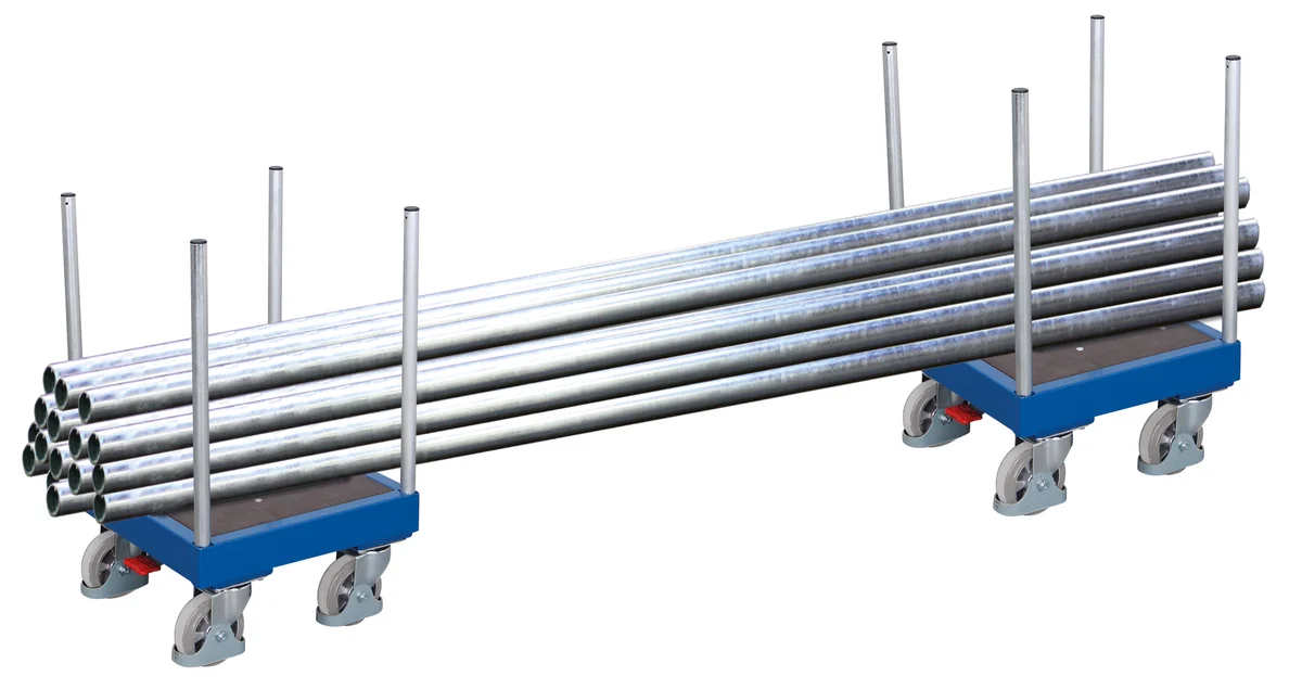 Plošinový podvozok na dlhý materiál VARIOfit sw-700.710 - detail vyhotovenia a rámu