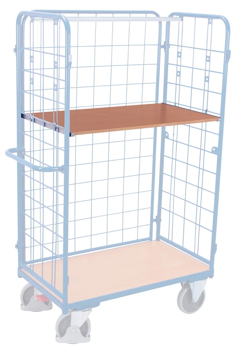 Polica MDF pre etážové a balíkové vozíky zsw-600.218 VARIOFIT, 985 x 570 mm