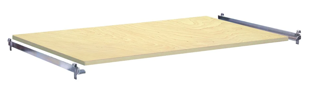 Polica z preglejky pre etážové vozíky zsw-800.412 VARIOFIT, 1230 x 760 mm
