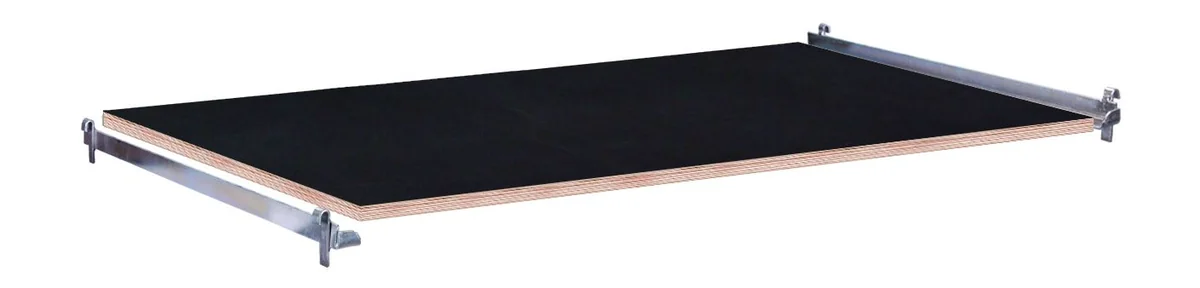 Polica z vodeodolnej preglejky pre etážové vozíky zsw-800.416 VARIOFIT, 1230 x 760 mm