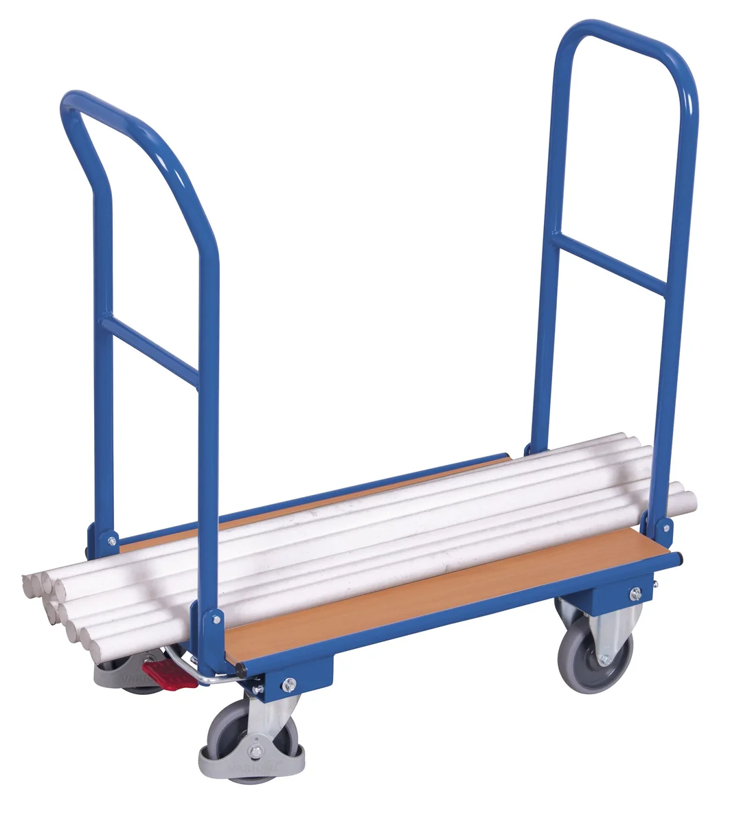 Policový vozík, 2 sklopné madlá, sw-450.803 VARIOFIT, 720 x 450 mm, 150 kg