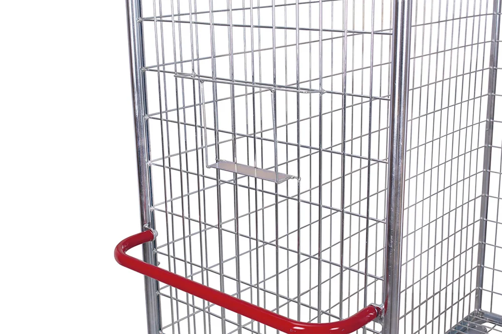 Pozinkovaný vychystávací kontajnerový vozík VARIOfit sw-520.200 - detail vyhotovenia a rámu